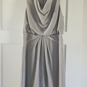 Simply Liliana Glittering Gray Maxi Dress